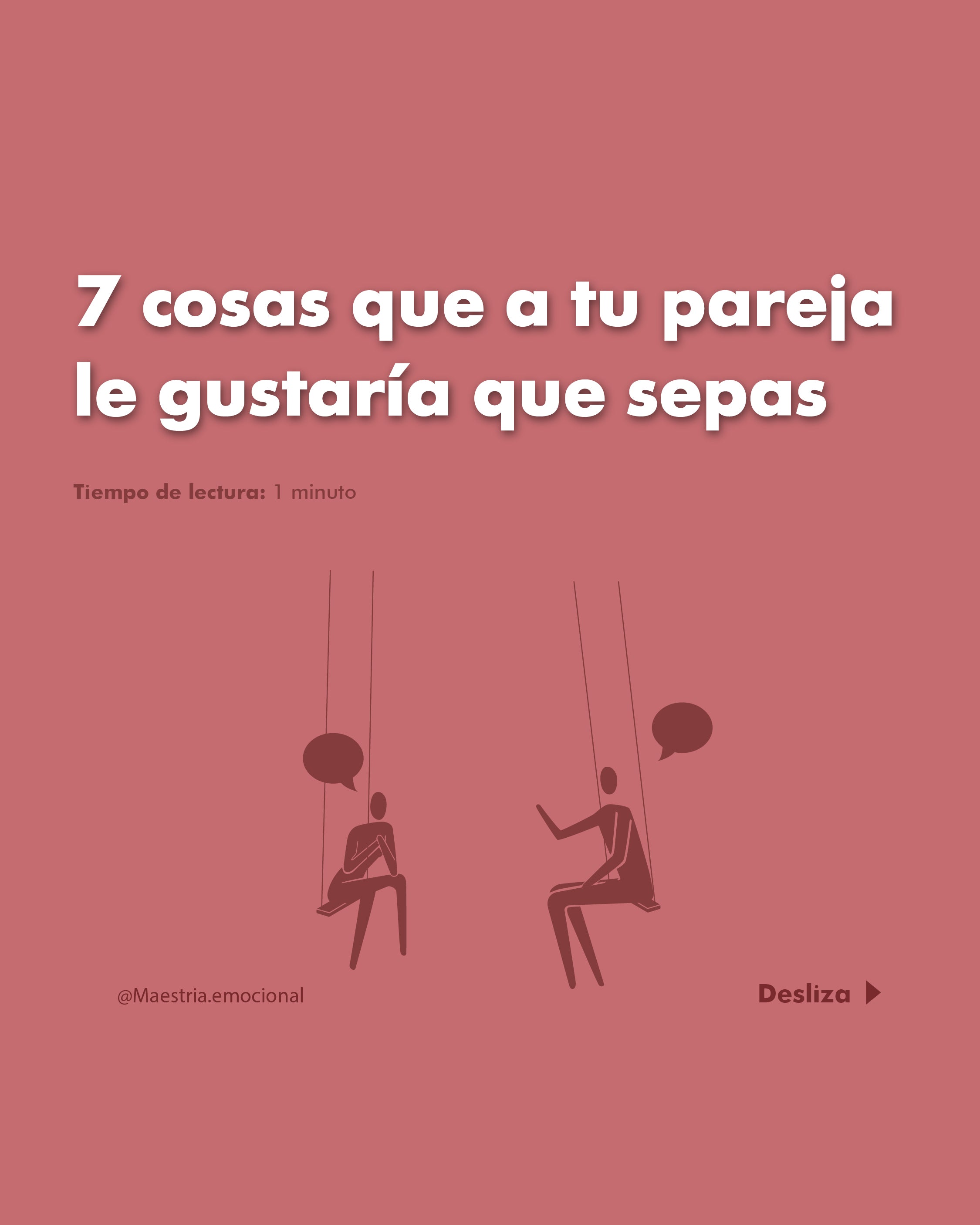 7 cosas que a tu pareja le gustaría que sepas.