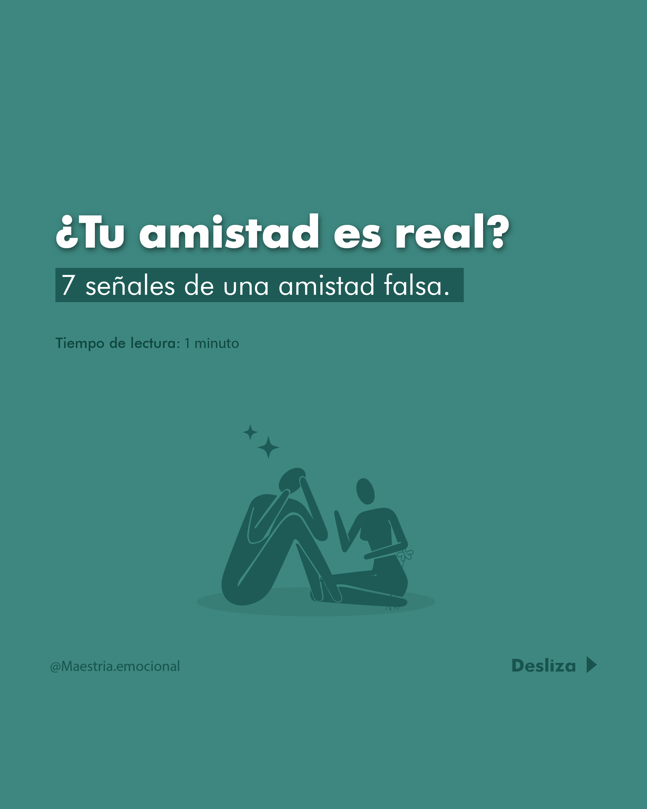 ¿Tu amistad es real? 7 señales de una amistad falsa.