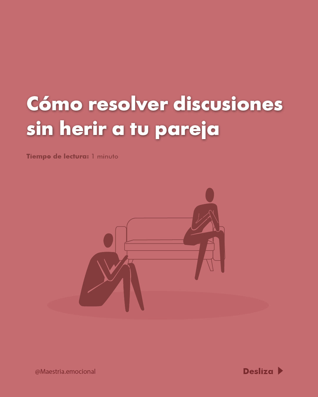 Cómo resolver discusiones sin herir a tu pareja.